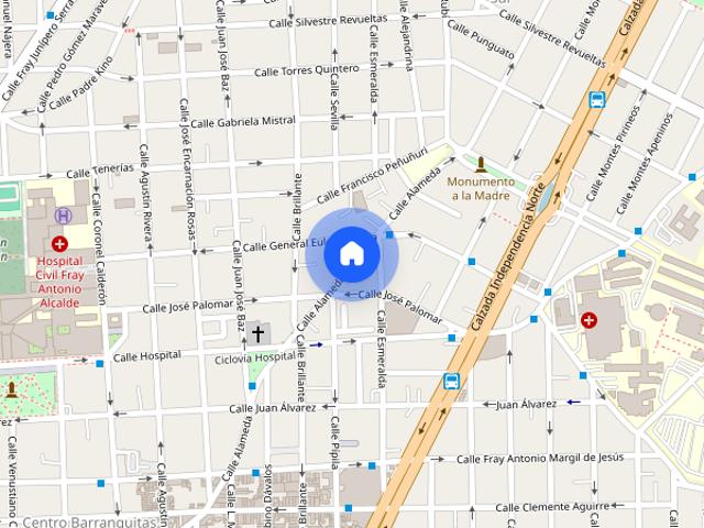 Departamento en renta,, Colonia El Retiro, C.P. 44280