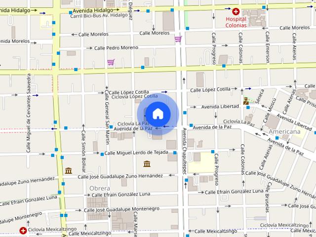 Departamento en renta,, Colonia Lafayette, C.P. 44150