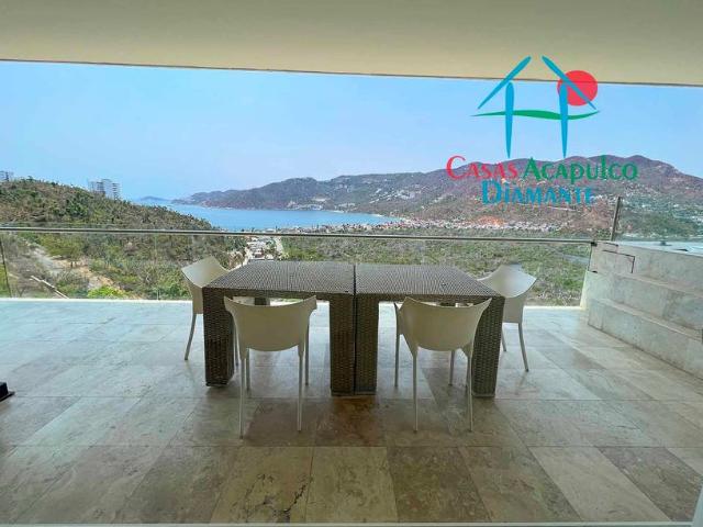Departamento en renta Condominio La Perla, Paseo La Quinta, Punta Diamante, Acapulco, Guerrero, México