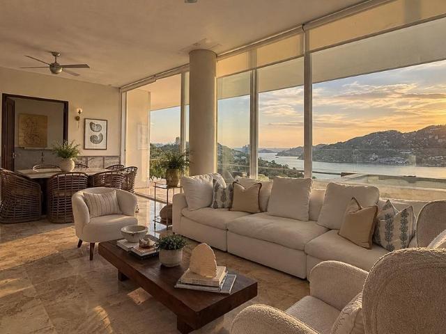 Departamento en renta Condominio La Perla, Paseo La Quinta, Punta Diamante, Acapulco, Guerrero, México