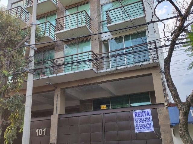 Departamento en renta Calle Veracruz, Colonia Progreso, Ciudad De México, Álvaro Obregón, Ciudad De México, 01790, México