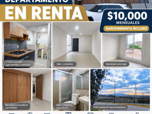Departamento en renta céntrico