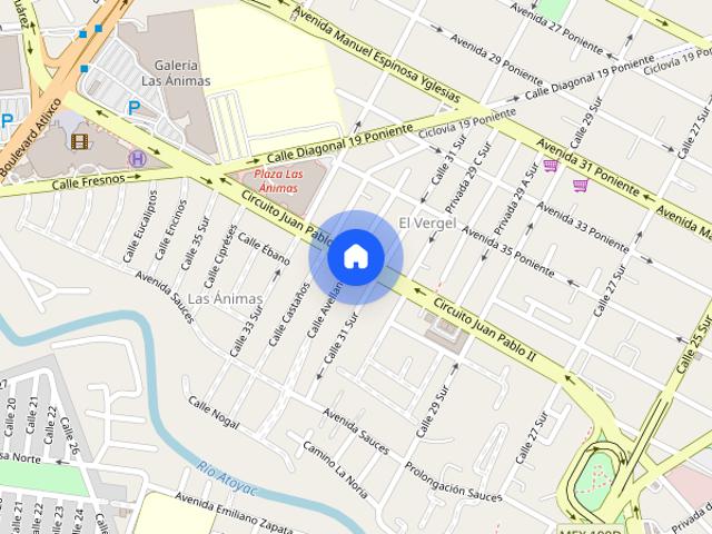 Departamento en renta, Circuito Juan Pablo #2Int. 5, Colonia Las Ánimas, C.P. 72400