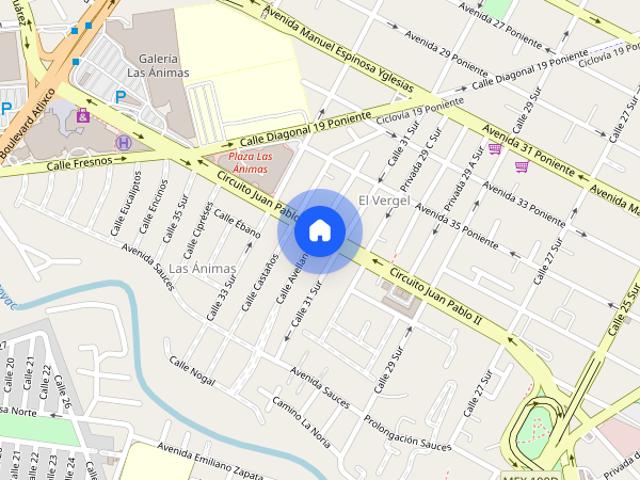 Departamento en renta, Circuito Juan Pablo #2Int. 5, Colonia Las Ánimas, C.P. 72400