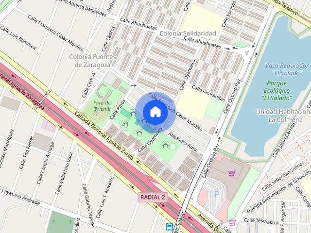 Departamento en renta a 5 min del metro peñon