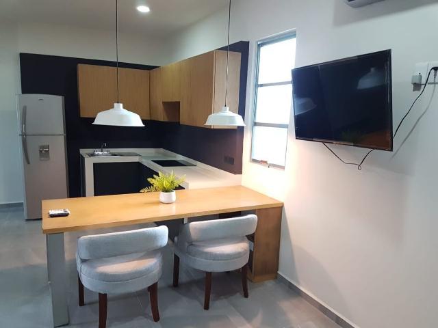 DEPARTAMENTO EN RENTA, AMUEBLADO, CON COCHERA. CARMEN, CAMPECHE