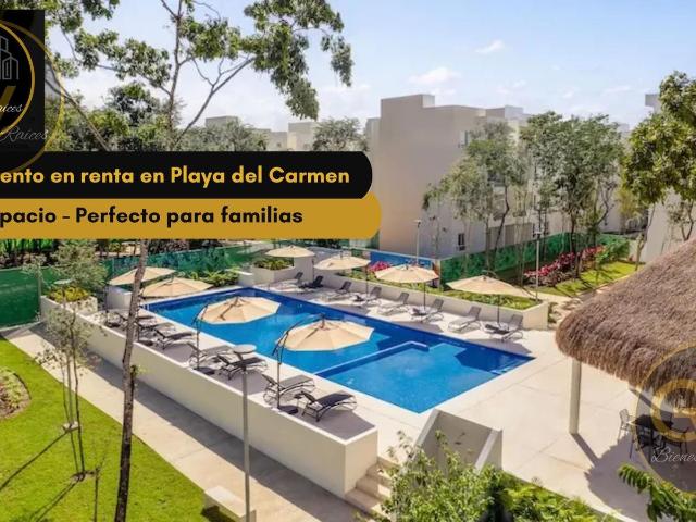 Departamento en Renta amueblado de 2 habitaciones en Playa del Carmen