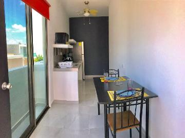 Departamento en renta amueblado en Conkal 2 habitaciones