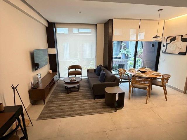 Departamento En Renta Amueblado en Roma Norte