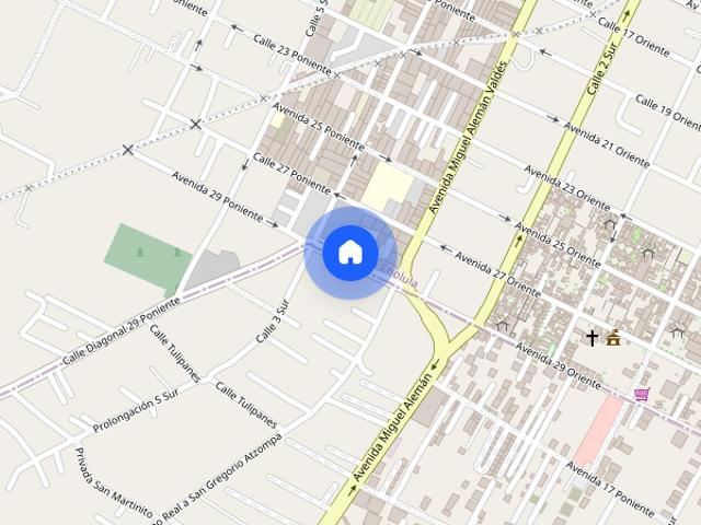 Departamento en renta, Av. 29 Pte. La Magdalena, Barrio de la Magdalena, 72762 San Andrés Cholula, Pue Colonia La Magdalena, C.P. 72762