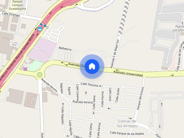 Departamento en renta, Av. Universidad, Colonia Puerta las Lomas, C.P. 45115