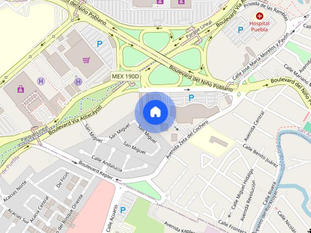 Departamento en renta, Av Zeta del colchero 405 #405, Colonia Villas de Atlixco, C.P. 72197