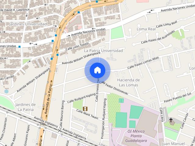 Departamento en renta, Avenida Lomas Altas, Colonia La Patria Universidad, C.P. 45119