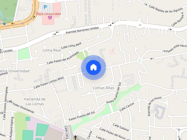 Departamento en renta, Avenida Lomas Altas, Colonia La Patria Universidad, C.P. 45119