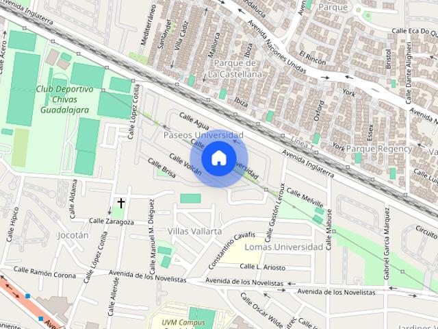 Departamento en renta, Boulevard, Colonia Paseos Universidad, C.P. 45016