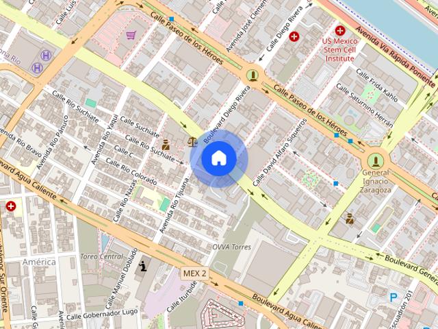 Departamento en renta, Blvrd Gral Rodolfo Sánchez Taboada 10489, Zona Urbana Rio Tijuana, 22010 Tijuana, B.C. #10489, Colonia Zona Urbana Río Tijuana, C.P. 22010