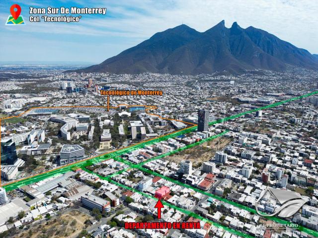 Departamento en RENTA de 2 Rec con 1 Ba?os / A 1 Cuadra del de TEC de Mty
