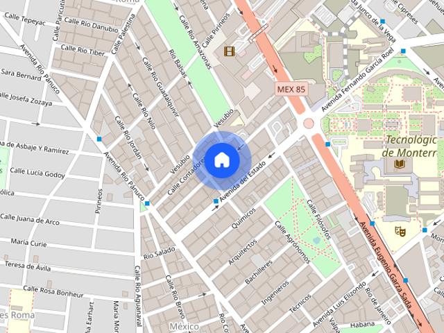 Departamento en RENTA de 2 Rec con 1 Baños / A 1 Cuadra del de TEC de Mty