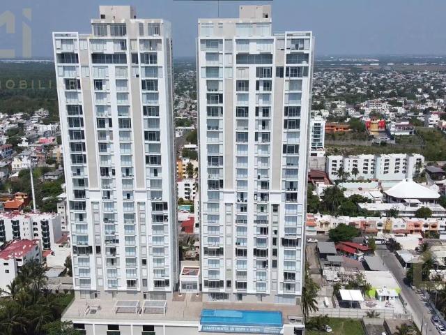 Departamento en Renta dentro de las Torres Levant Boca, cuenta con 2 habitaciones, vistas panor?micas de la ciudad y la playa, y alberca y mucho m?s