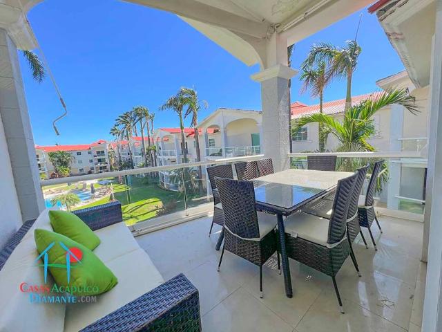 Departamento en renta Diamante Lakes, Revolcadero, Puerto Marqués, Acapulco, Guerrero, México