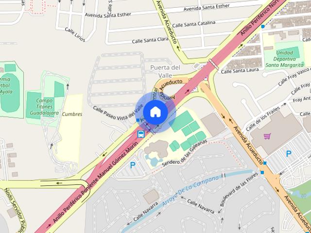 Departamento en renta disponible en ANILLO PERIF NTE. MANUEL GOMEZ MORIN, Colonia Puerta del Valle, C.P. 45136