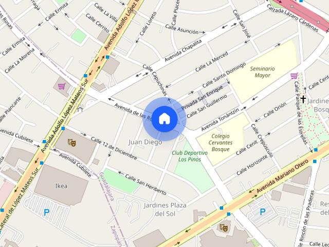 Departamento en renta disponible en Av. de las Rosas, Colonia Chapalita, C.P. 44500