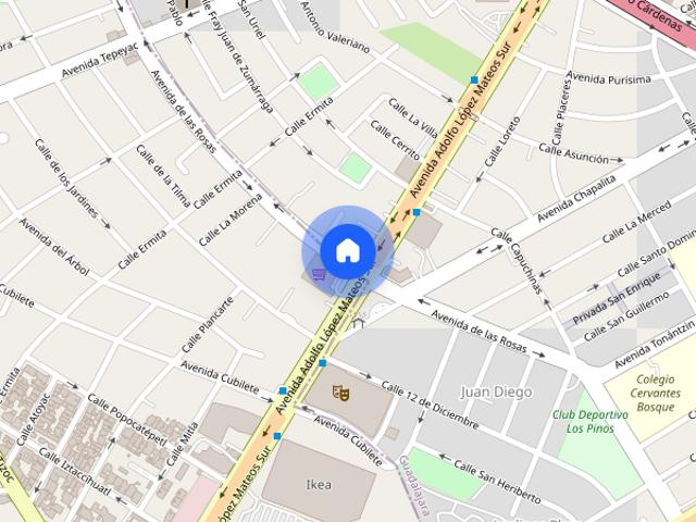 Departamento en renta disponible en Avenida de las Rosas, Colonia Jardines del Bosque Centro, C.P. 44520