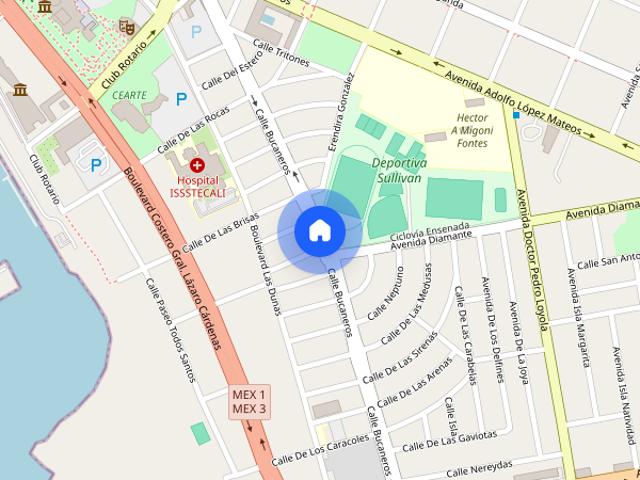 Departamento en renta disponible en Bucaneros, Colonia Playa de Ensenada, C.P. 22880