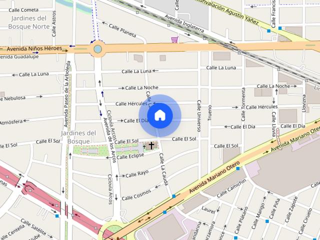 Departamento en renta disponible en C. la Cauda, Colonia Jardines del Bosque Centro, C.P. 44520
