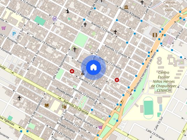 Departamento en renta disponible en Calle 19 Ote. 203, El Carmen, 72530 Heroica Puebla de Zaragoza, Pue. #203, Colonia El Carmen, C.P. 72530
