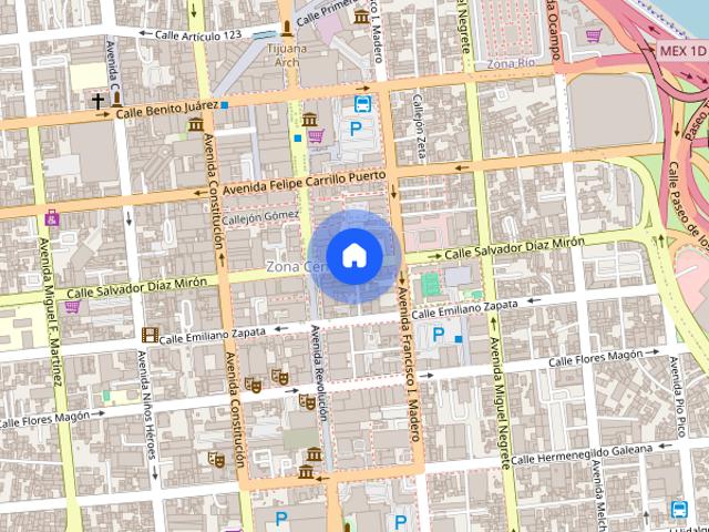 Departamento en renta disponible en Cuarta #1, Colonia Zona Centro, C.P. 22000
