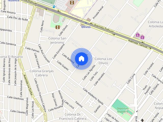 DEPARTAMENTO EN RENTA EN 5TO. NIVEL EN LOS OLIVOS