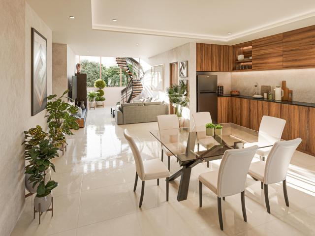 Departamento en renta en Cozumel, con 2 recamaras 120.33 m2
