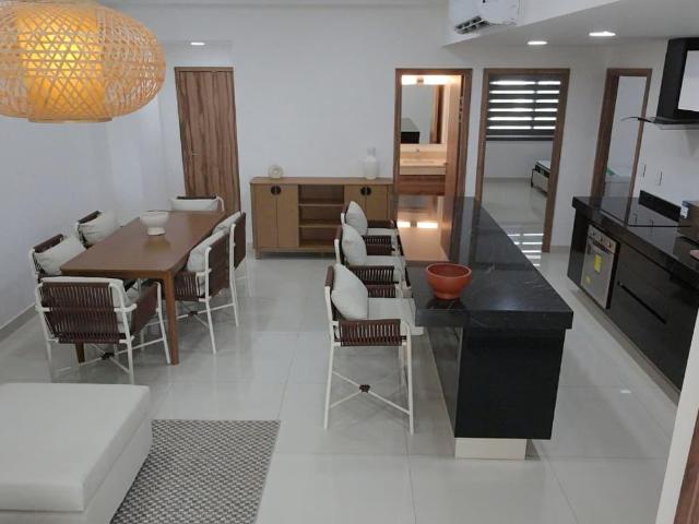 Departamento en renta en Canc?n 2 rec?maras con alberca y gimnasio