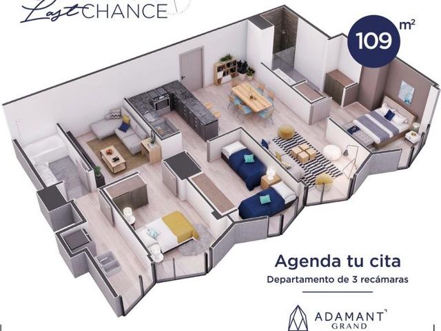 Departamento en renta en America, Tijuana, Baja California