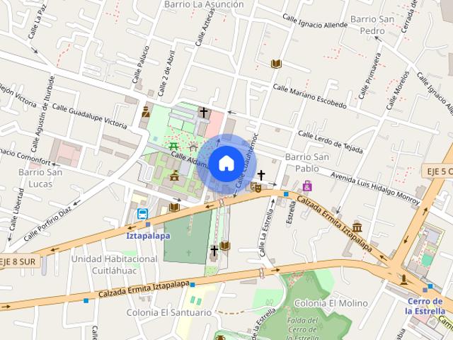 Departamento en Renta en Av Churubusco, El Prado