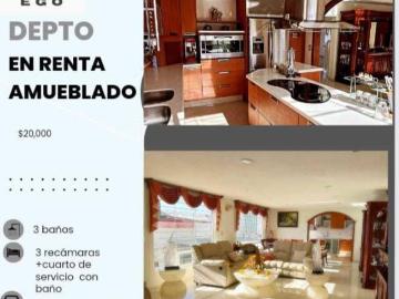 Departamento en renta en Barrios de Arboledas, Puebla, Puebla