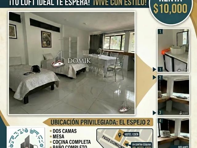 Departamento en renta en El Espejo 1, Centro, Tabasco