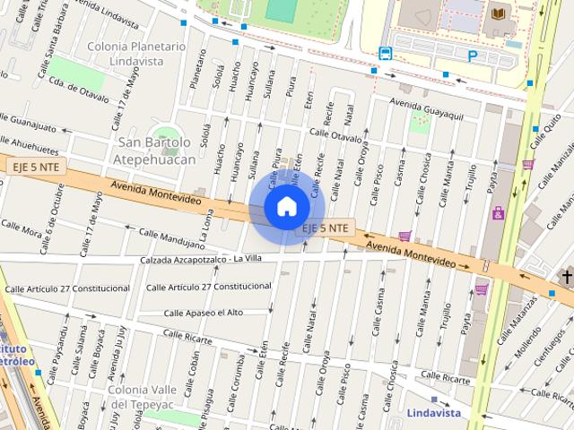Departamento en renta en Lindavista