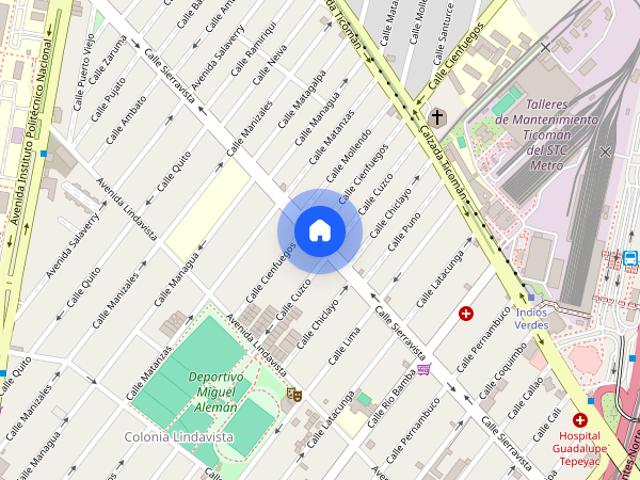 Departamento en renta en Lindavista