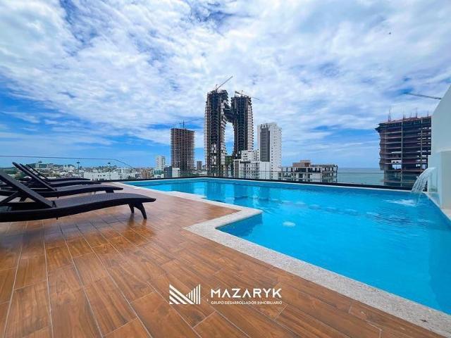 Departamento en Renta en Makeva Mazatlán – Amueblado con Alberca y Elevador