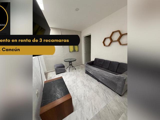 Departamento en renta en SM 24, Canc?n ? Amplio, funcional