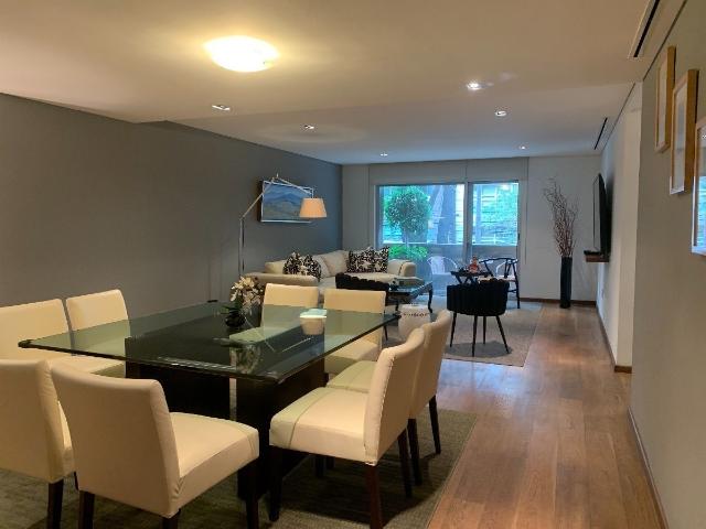 Departamento en Renta en Polanco 2R/2B/2E Amueblado 167m2