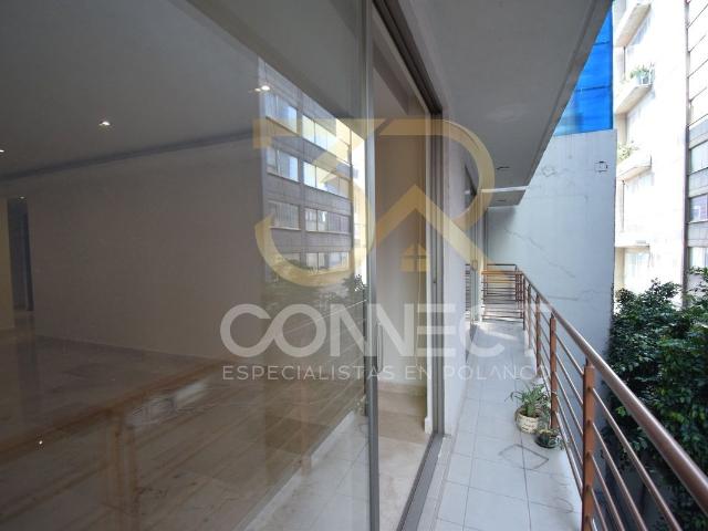 Departamento en Renta en Polanco 3R/2.5B/2E Excelente ubicación 150m2