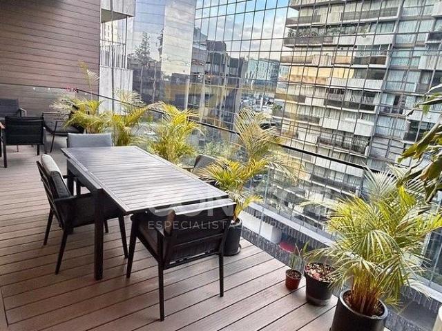 Departamento en Renta en Polanco 3R/3.5B/2E Amueblado Terraza 176m2