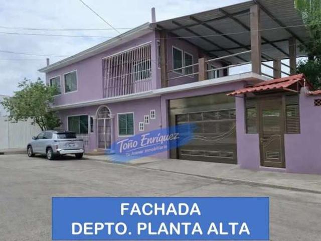 Departamento en renta en planta alta en nanchital