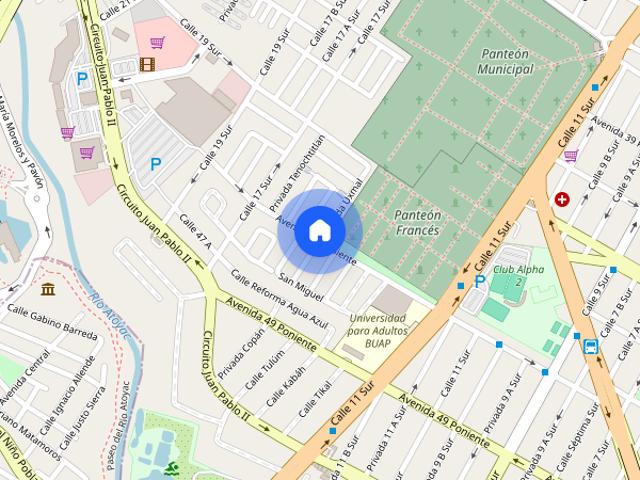 Departamento en Renta en Planta Baja en Reforma Agua Azul