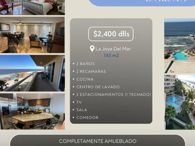 Departamento en renta en Playa Encantada, Playas de Rosarito, Baja California