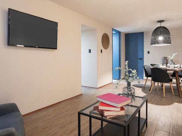 Departamento en Renta en Roma Norte en Pomona amueblado o sin amueblar