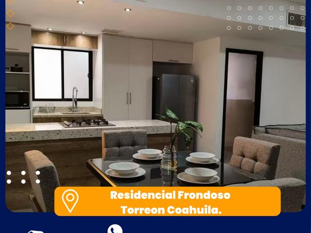Departamento en renta en Residencial Frondoso, Torreón, Coahuila de Zaragoza
